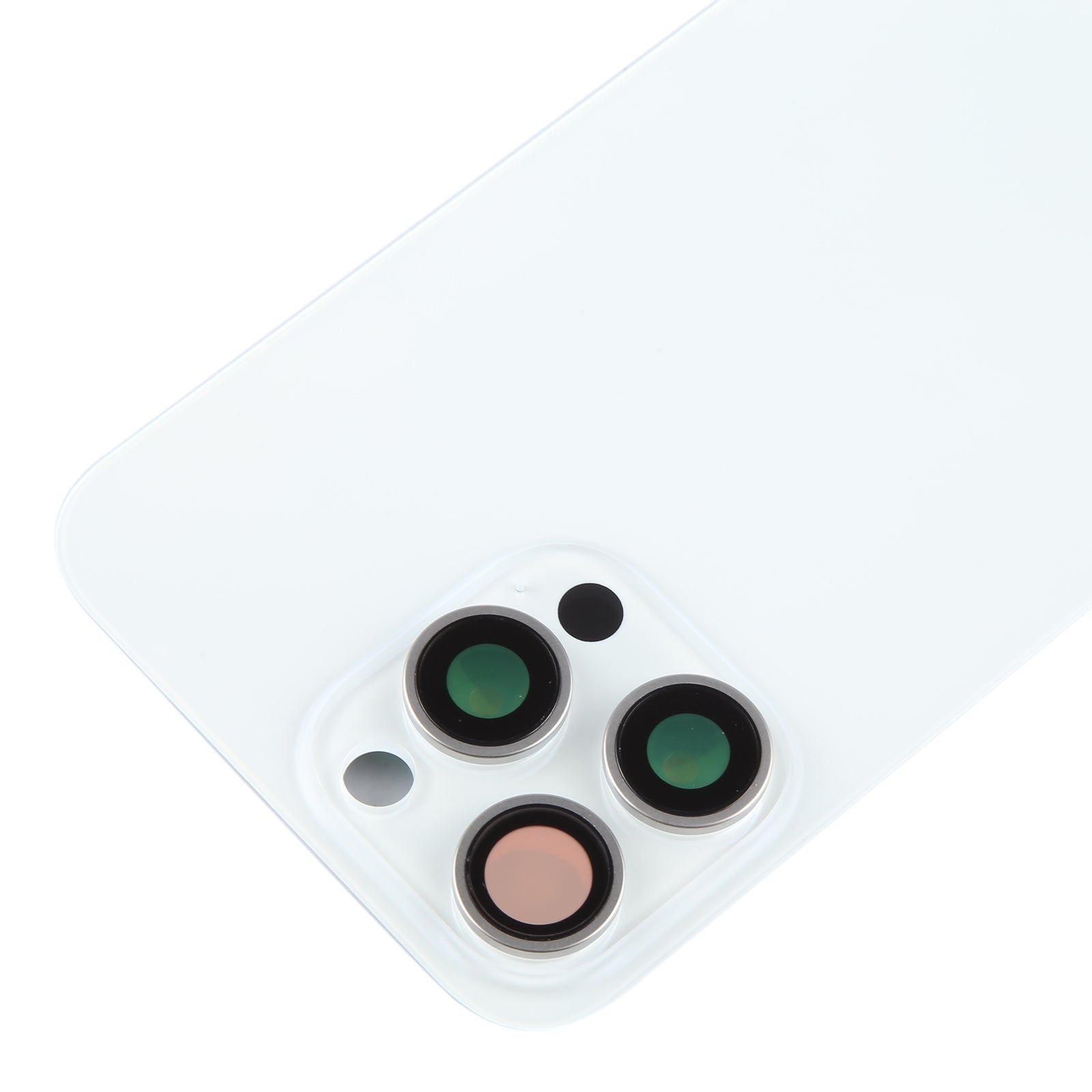 Tapa Bateria Back Cover + Lente Camara Apple iPhone 15 Pro Max Blanco