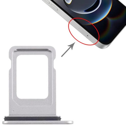 SIM-Kartenfach Apple iPhone 16E (Silber)