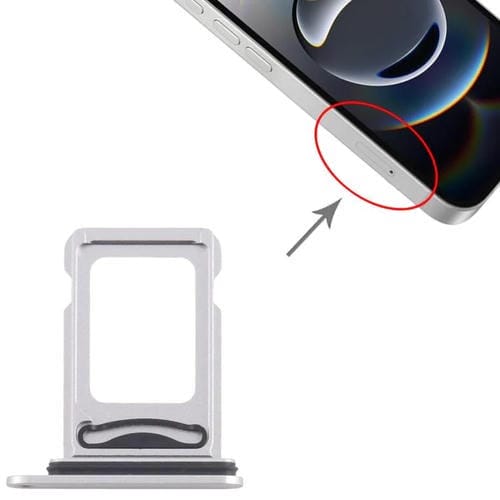 SIM-Kartenfach + SIM Apple iPhone 16e (Silber)