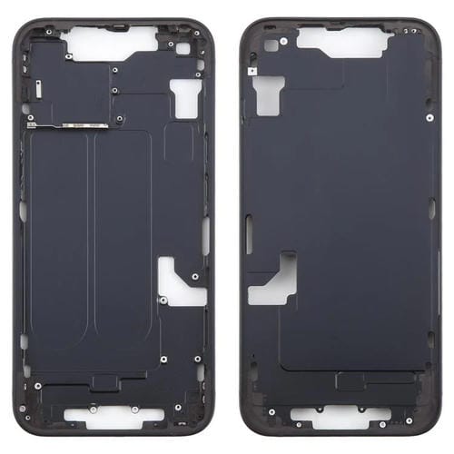 Placa de Bisel del Marco Central para Apple iPhone 14 (Negro)