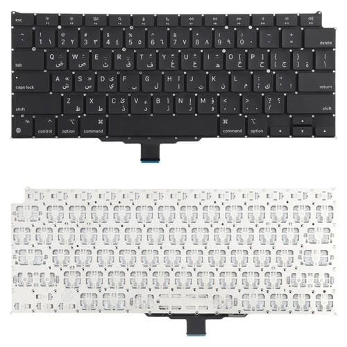 Teclado para Apple MacBook Air 13.3 Pulgadas M1 A2337 Versión Árabe con Retorno de Carro Pequeño