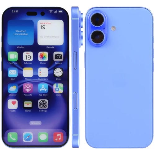 Modelo de Pantalla Falsa sin Función con Pantalla a Color para iPhone 16 Plus (Ultramar)