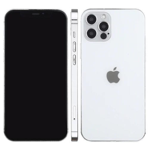 Para iPhone 12 Pro Pantalla negra Modelo de pantalla ficticia falsa que no funciona, versión ligera (blanco)