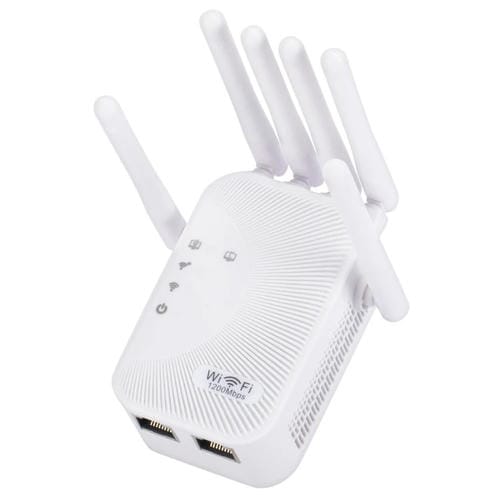 Enrutador Inalámbrico WIFI SM-011 de 1200 M con Seis Antenas (Enchufe de la UE)