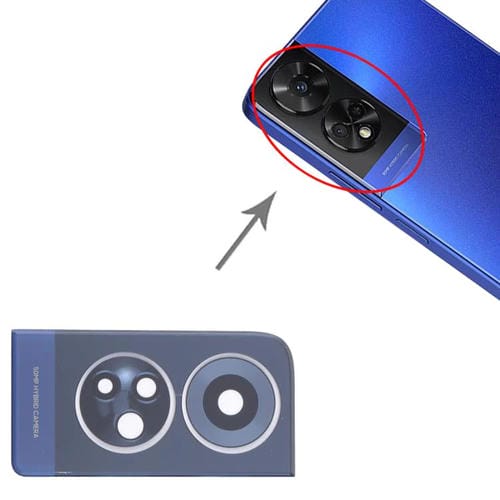 Objectif d'appareil photo arrière TCL 50 XE (Noir)