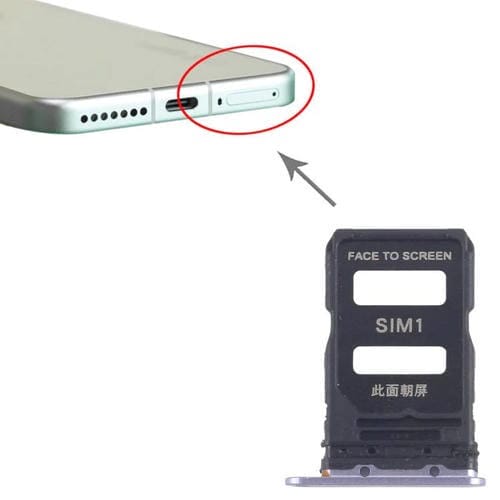 SIM-Kartenfach Xiaomi 15 (Blau) (10 Stücke)