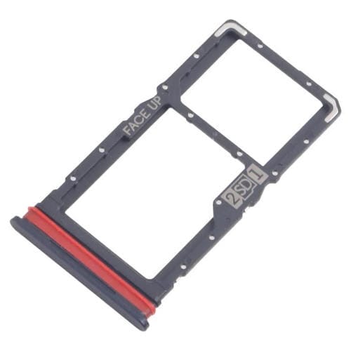 Bandeja Tarjeta SIM y Micro SD para Motorola Moto G53 XT2335-2 (10 Unidades) (Negra)