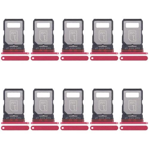 Plateau Carte SIM Motorola Edge 30 Fusion XT2243-1 (Rouge) (10 Unités)