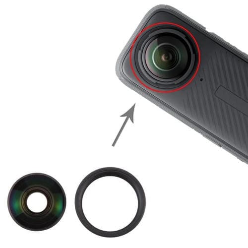 Housse d'objectif caméra arrière Insta360 X4