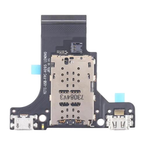 Placa de Puerto de Carga para Lenovo Yoga Book YB1-X90F / X90L / X91F con ranura SIM