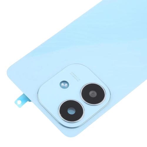Coque arrière Oppo A3x A3i avec couvercle objectif caméra (bleu)