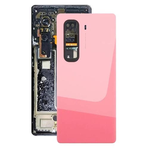 Funda trasera de cuero original para Infinix Hot 50 Pro+ 4G X6880 (rosa)