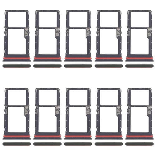 Bandeja para tarjeta SIM original + bandeja para tarjeta Micro SD (verde) para Motorola Moto G56 (10 unidades)