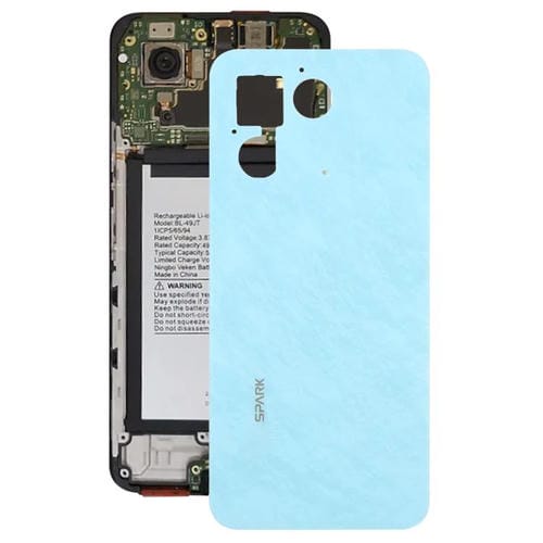 Carcasa trasera original para Tecno Pova 6 Neo 5G (azul)