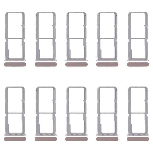 Bandejas para tarjeta SIM original (10 unidades) + bandeja para tarjeta SIM + bandeja para tarjeta Micro SD (dorada) para OPPO Reno7 4G CPH2363