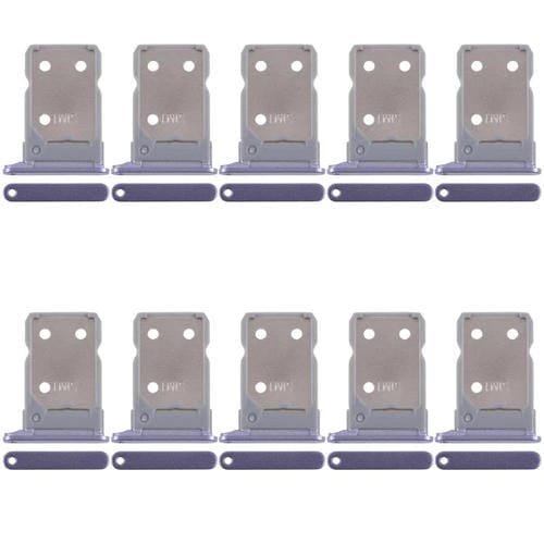 Bandeja para tarjeta SIM original (10 unidades) para OPPO Reno8 5G CPH2359 (morado)