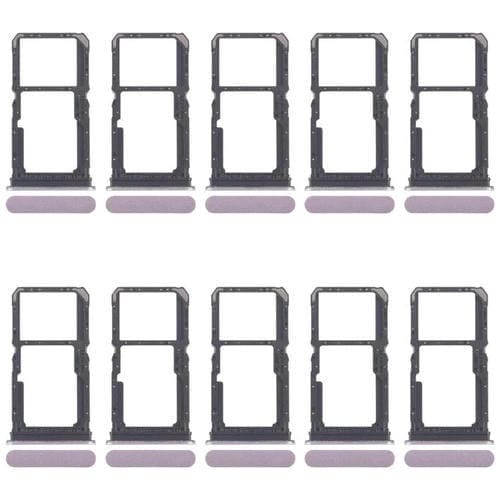 Bandeja para tarjeta SIM original (10 unidades) para OPPO Reno11 F CPH2603 + bandeja para tarjeta SIM/tarjeta micro SD (rosa)