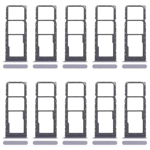 Para Realme C65 4G RMX3910, 10 bandejas SIM originales + bandejas SIM + bandejas Micro SD (azul)