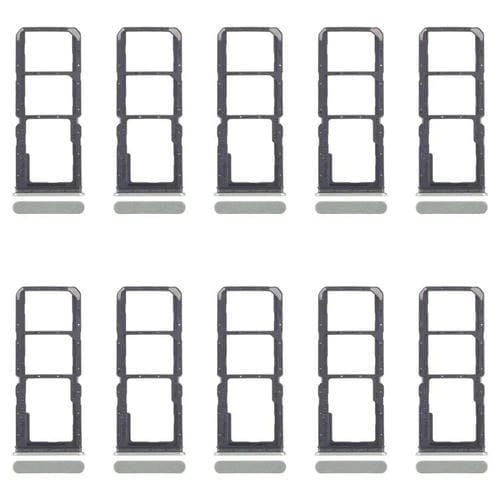 Bandejas para tarjeta SIM original (10 unidades) + bandeja para tarjeta SIM + bandeja para tarjeta Micro SD (verde claro) para Realme 12 Lite 4G
