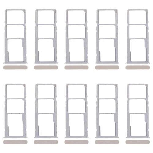 Bandejas para tarjeta SIM original Realme Narzo N53 4G (10 unidades) + bandeja para tarjeta SIM + bandeja para tarjeta Micro SD (dorada)