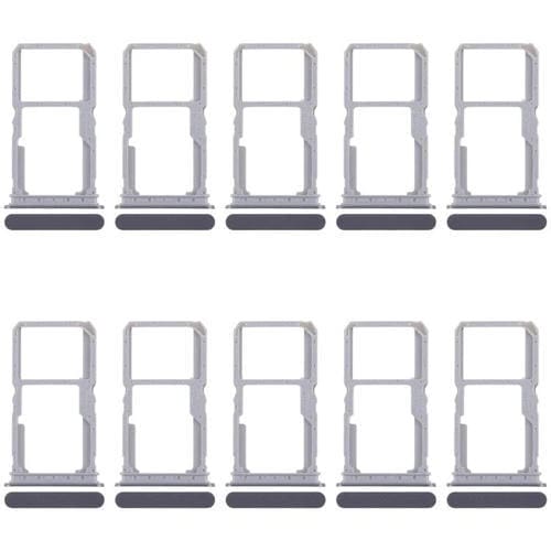 Bandeja para tarjeta SIM original (10 unidades) para Realme 14x 5G RMX5020 + bandeja para tarjeta SIM/tarjeta Micro SD (negra)