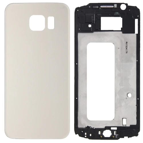 Cubierta Completa para Samsung Galaxy S6 G920F (Carcasa Frontal + Tapa Trasera Batería) (Oro)