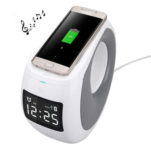 Transmisor de carga inalámbrico Nillkin MC1 Qi certificado con altavoz Bluetooth y enchufe UE