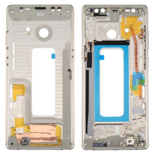 Carcasa Frontal LCD para Samsung Galaxy Note 8 N950 Marco Bisel Placa (Oro)