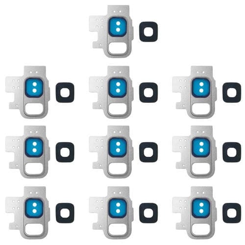 Housse d'objectif d'appareil photo Samsung Galaxy S9/G9600 (Argent) - Pack de (10 pièces)