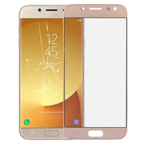 Lente de Cristal Exterior Pantalla Samsung Galaxy J7/J730 (Dourado)