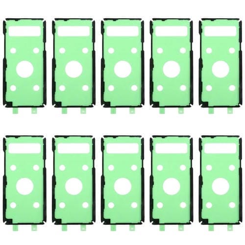 Adhésif Couverture Arrière Samsung Galaxy S10 5G - Paquet (10 Pièces)