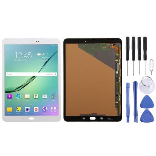 Pantalla Completa Original Super AMOLED para Samsung Galaxy Tab S2 9.7 T815 T810 T813 (Blanco)