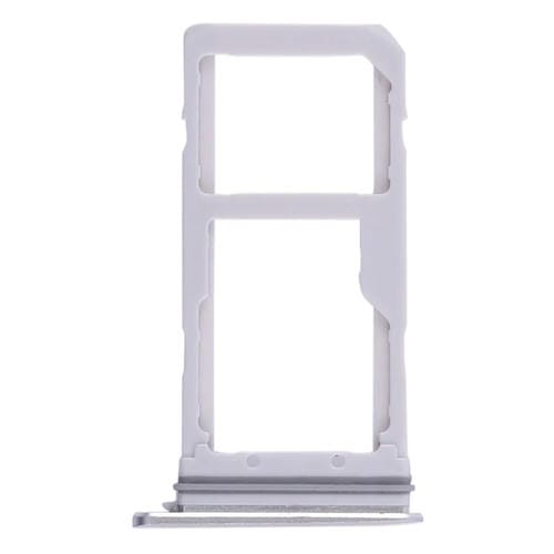Bandeja de Tarjeta SIM y Micro SD para Samsung Galaxy S7 Edge (Blanco)