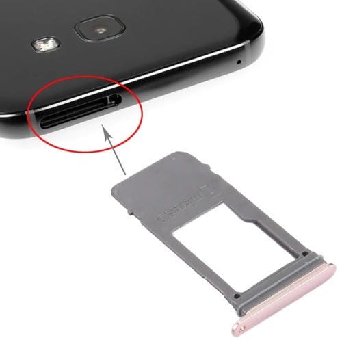 Bandeja de Tarjeta SIM y Micro SD para Samsung Galaxy A5 / A7 Rosa