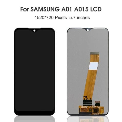 Ecrã LCD TFT Samsung Galaxy A01 SM-A015F (Preto) (Cabo Estreito)