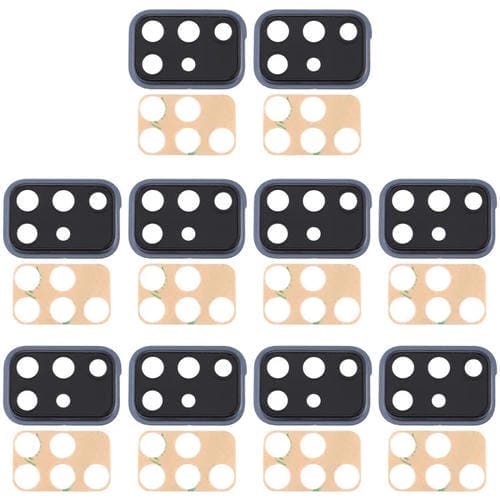 Cubierta de Lente de Cámara para Samsung Galaxy A71 (10 Piezas) (Negro)