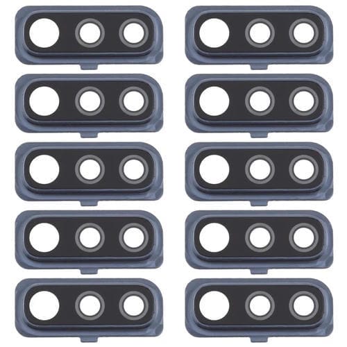 Capot d'objectif d'appareil photo Samsung Galaxy A50 (10 pièces) (Noir)
