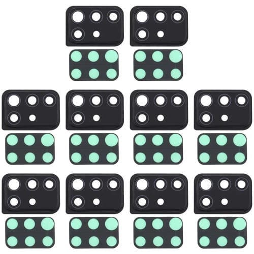 Couverture d'objectif d'appareil photo Samsung Galaxy A51 (10 pièces) (Noir)