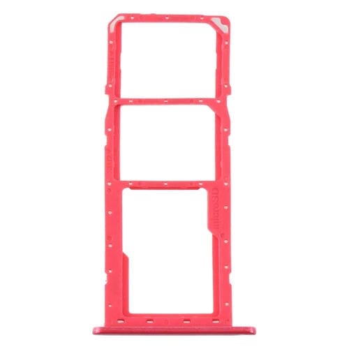Plateau Carte SIM et Micro SD Samsung Galaxy A11 SM-A115 (Rouge)