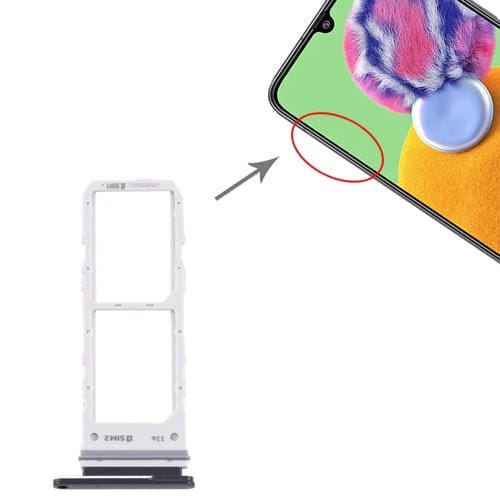 Plateau de carte SIM Samsung Galaxy A90 5G SM-A908 (Noir)