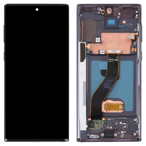 Pantalla Completa para Samsung Galaxy Note 10 / 5G SM-N971 / N970 con Marco (Negro)