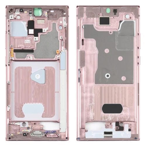 Placa de Bisel de Marco Medio para Samsung Galaxy Note 20 Ultra SM-N985F (Rosa)