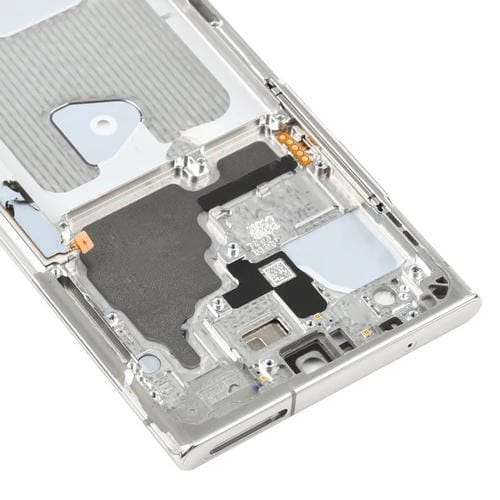 Placa de Bisel para Samsung Galaxy Note 20 Ultra SM-N985F con Piezas (Plata)