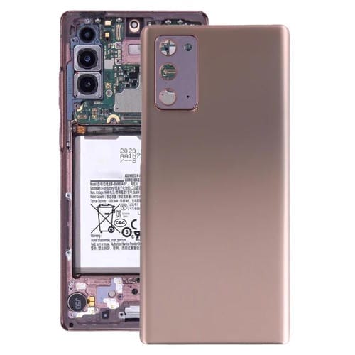 Tapa Trasera de Batería con Lente de Cámara para Samsung Galaxy Note 20 (Oro Rosa)