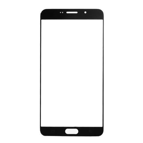 Lente de Vidro Exterior Ecrã Frontal Samsung Galaxy A9 A900 (Preto) - (10 Peças)