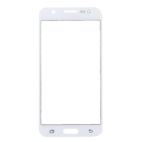 Lente de Vidrio Exterior de Pantalla para Samsung Galaxy J7 / J700 (Blanco) (10 Piezas)