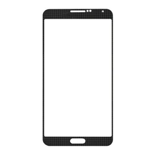 Pantalla Frontal para Samsung Galaxy Note 3 / N9000 Lente de Vidrio Exterior (Negro) - Pack (10 Piezas)