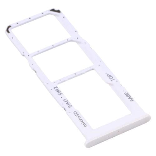 Bandejas SIM y Micro SD para Samsung Galaxy A12 SM-A125 (Blanco)