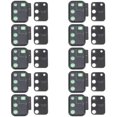 Cubierta de Lente de Cámara para Samsung Galaxy S10 Lite SM-G770 (10 Piezas) (Negro)