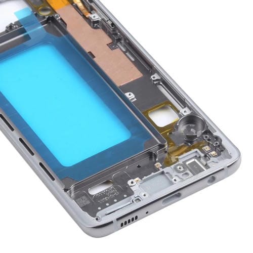 Marco Medio Bisel Placa para Samsung Galaxy S10 (Plata)